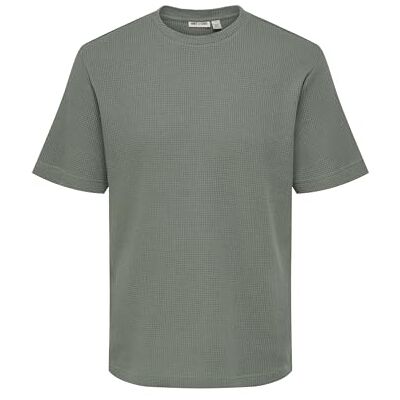 Only & Sons Onstobie Reg Ss Tee, Castor Gray, XXL Only & Sons Onstobie Reg Ss Tee, Castor Gray, XXL