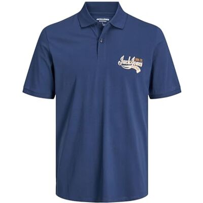 JACK & JONES herrlogotyp skjorta, Flagga blå, 164 JACK & JONES herrlogotyp skjorta, Flagga blå, 164