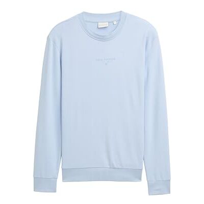 TOM TAILOR Sweatshirt för män, 13302 – Ljusblå, XS TOM TAILOR Sweatshirt för män, 13302 – Ljusblå, XS