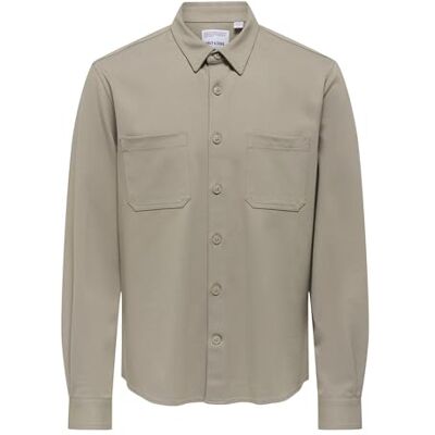 Only & Sons Onsmark Overshirt 0209 Noos, Vintage kaki, M Only & Sons Onsmark Overshirt 0209 Noos, Vintage kaki, M