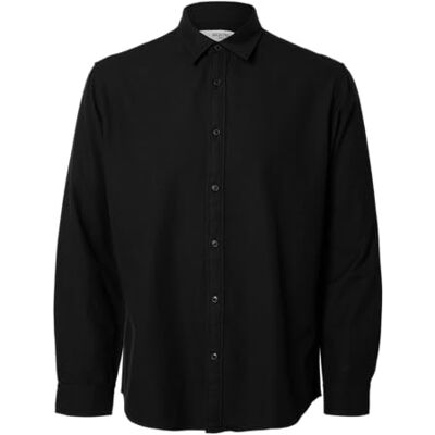 SELECTED FEMME Slhregnoah Brushed Twist Shirt Ls Noos, svart, M SELECTED FEMME Slhregnoah Brushed Twist Shirt Ls Noos, svart, M