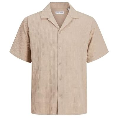 JACK & JONES JJEMATTEO Resort Shirt SS SN, Oxford brun, XL JACK & JONES JJEMATTEO Resort Shirt SS SN, Oxford brun, XL
