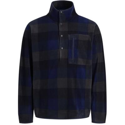 JACK & JONES JACK&JONES JPRBLUVICTOR Sweat halv plack, natthimmel, L JACK & JONES JACK&JONES JPRBLUVICTOR Sweat halv plack, natthimmel, L