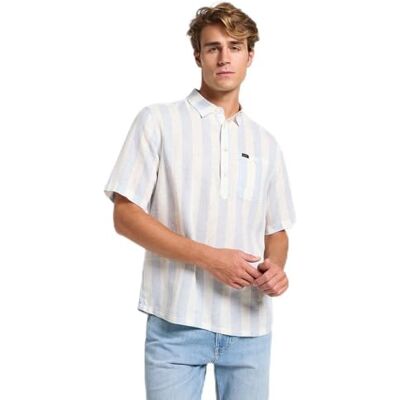 Lee Popover Shirt SS, Shy Blue, XL Lee Popover Shirt SS, Shy Blue, XL