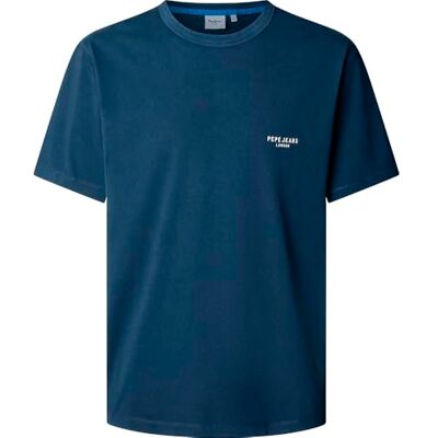 Pepe Jeans herr Martin T-Shirt, blå (Dulwich Blue), XS, Blå (Dulwich blå), XS Pepe Jeans herr Martin T-Shirt, blå (Dulwich Blue), XS, Blå (Dulwich blå), XS