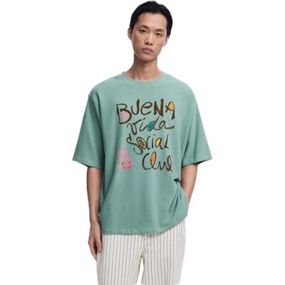 Desigual TS_Club, 5028 bly blå, XL, Blå, XL Desigual TS_Club, 5028 bly blå, XL, Blå, XL