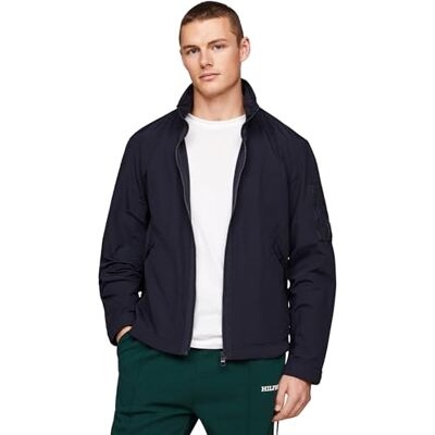 Tommy Hilfiger herr bomull mixad krage krage jacka ökenhimmel M, Öken himmel, M Tommy Hilfiger herr bomull mixad krage krage jacka ökenhimmel M, Öken himmel, M