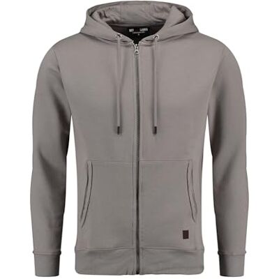 KEY LARGO KEYLARGO Herr Klconfidence huvtröja med dragkedja, Ultimate Grey (1125), S KEY LARGO KEYLARGO Herr Klconfidence huvtröja med dragkedja, Ultimate Grey (1125), S