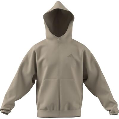 adidas Mezczyzni FUTURE ICONS SMALL LOGO FULL-ZIP HOODIE, Crystal Linen, XXL adidas Mezczyzni FUTURE ICONS SMALL LOGO FULL-ZIP HOODIE, Crystal Linen, XXL