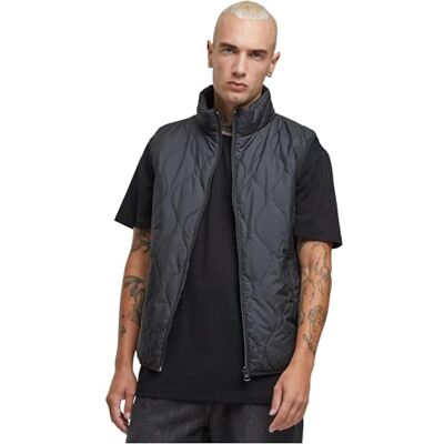 Urban Classics Mens Super Light Bubble Vest Herr Väst Svart, Svart, L Urban Classics Mens Super Light Bubble Vest Herr Väst Svart, Svart, L