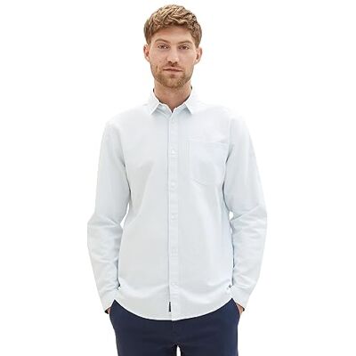TOM TAILOR Herrskjorta, 32302 – Ljusblå ränder, S TOM TAILOR Herrskjorta, 32302 – Ljusblå ränder, S