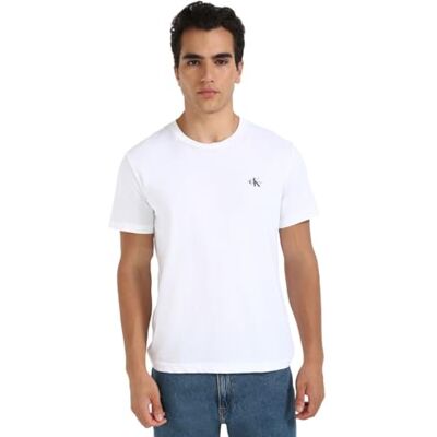 Calvin herr S/S T-shirt, Indisk bläck/höger vit, XXL Calvin herr S/S T-shirt, Indisk bläck/höger vit, XXL
