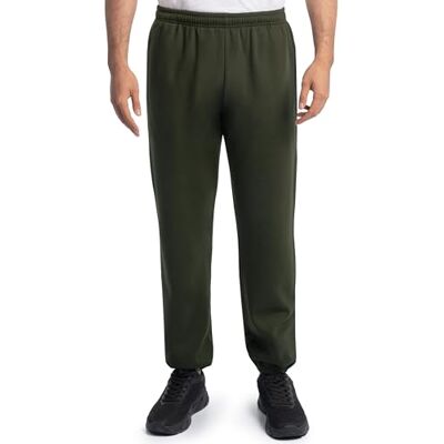 Fruit of the Loom Men's Eversoft Fleece Sweatpants (Regular & Big Man), Elastic Bottom-Duffle Bag Green, Medium Fruit of the Loom Men's Eversoft Fleece Sweatpants (Regular & Big Man), Elastic Bottom-Duffle Bag Green, Medium
