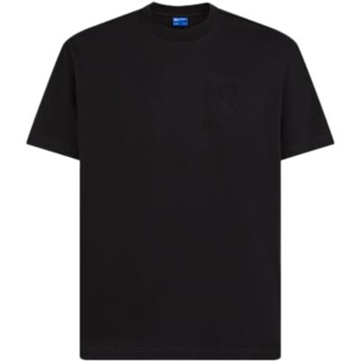 KARL LAGERFELD JEANS , män, vanliga korta ärmar, präglat te, normal passform, svart, XXL KARL LAGERFELD JEANS , män, vanliga korta ärmar, präglat te, normal passform, svart, XXL