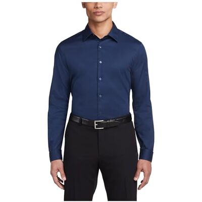 Van Heusen flexkrage för män smal passform stretchig klänning tröja Van Heusen flexkrage för män smal passform stretchig klänning tröja
