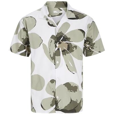 JACK & JONES Jprblapalma Resort Shirt S/S Sn, Overland Trek/passform: avslappnad passform, S JACK & JONES Jprblapalma Resort Shirt S/S Sn, Overland Trek/passform: avslappnad passform, S