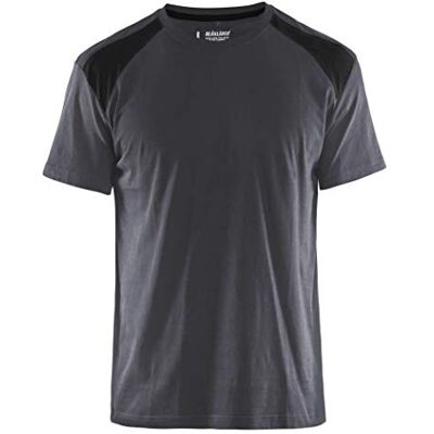Blåkläder Blaklader 337910429699XXXL T-shirt, medelgrå/svart, storlek XXXL Blåkläder Blaklader 337910429699XXXL T-shirt, medelgrå/svart, storlek XXXL