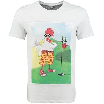 KEY LARGO KEYLARGO Herr T-shirt MT KLGOLFING kyckling, Vit (1 000 st), S KEY LARGO KEYLARGO Herr T-shirt MT KLGOLFING kyckling, Vit (1 000 st), S