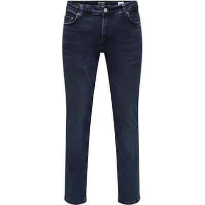 Only & Sons ONSLOOM Slim B.Black 4976 DNM Jeans NOOS byxor, blå svart denim, 31/30, Blå svart denim, 31W / 30L Only & Sons ONSLOOM Slim B.Black 4976 DNM Jeans NOOS byxor, blå svart denim, 31/30, Blå svart denim, 31W / 30L