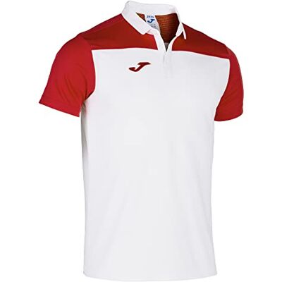Joma herr kombi polo tröja, män, 101371.206.S, vit/röd, S Joma herr kombi polo tröja, män, 101371.206.S, vit/röd, S