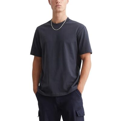 Marc O'Polo Denim herr-t-shirt av ekologisk bomull avslappnad passform, True marinblå, XL Marc O'Polo Denim herr-t-shirt av ekologisk bomull avslappnad passform, True marinblå, XL