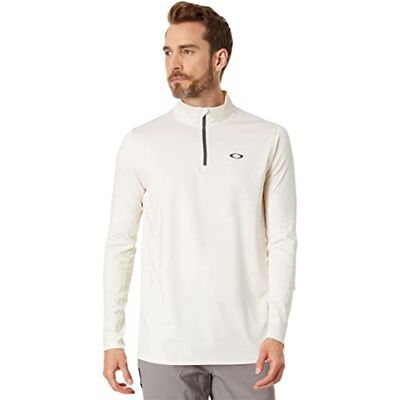 Oakley Gravity Range sweatshirt för män med fjärdedels dragkedja tröja, Arctic White Hthr, XXL Oakley Gravity Range sweatshirt för män med fjärdedels dragkedja tröja, Arctic White Hthr, XXL