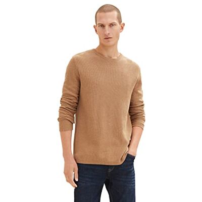 TOM TAILOR herrtröja, 18950 – Havana brun melerad, XL TOM TAILOR herrtröja, 18950 – Havana brun melerad, XL