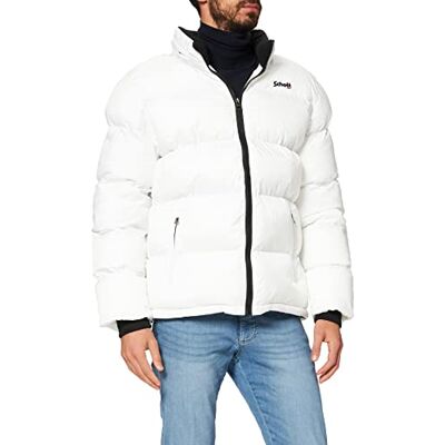 Schott NYC Idaho-jacka för unisex, Vit, S Schott NYC Idaho-jacka för unisex, Vit, S