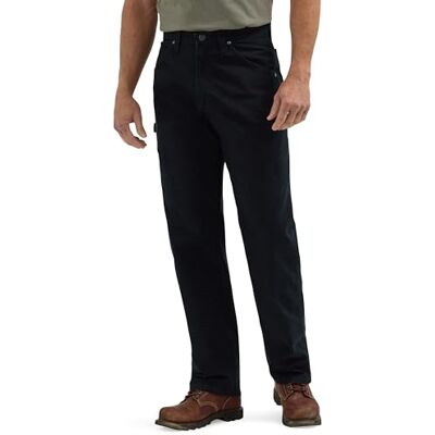 Wrangler Riggs Snickarjeans herr, arbetsbyxor, Svart, 33W / 32L Wrangler Riggs Snickarjeans herr, arbetsbyxor, Svart, 33W / 32L