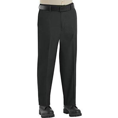 Red Kap Men's Elastic Insert Work Pant, Black, 40W x 30L Red Kap Men's Elastic Insert Work Pant, Black, 40W x 30L