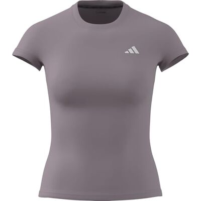 adidas Kobiety Power Essentials Workout Contour T-Shirt, preloved fig, M adidas Kobiety Power Essentials Workout Contour T-Shirt, preloved fig, M