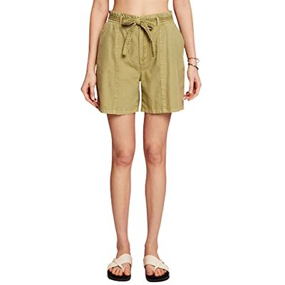 ESPRIT Shorts med knytbälte av linneblandning, pistaschgrön, 34 SE ESPRIT Shorts med knytbälte av linneblandning, pistaschgrön, 34 SE