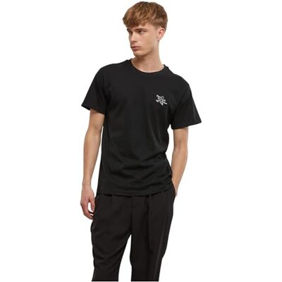 Tee herr-t-shirt 100% bomull svart L, svart, L Tee herr-t-shirt 100% bomull svart L, svart, L