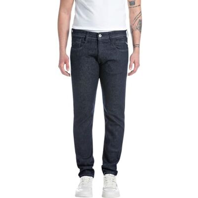 Replay herrjeans Anbass smal passform med komfort stretch, Mörkblå 007, 36W / 32L Replay herrjeans Anbass smal passform med komfort stretch, Mörkblå 007, 36W / 32L