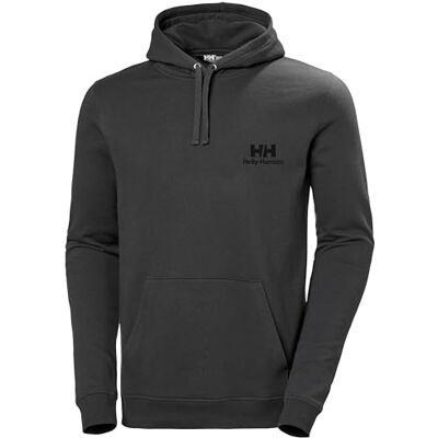 Helly Hansen Nord Graphic Pull Over huvtröja för män, 984 Ebenholts 2, S Helly Hansen Nord Graphic Pull Over huvtröja för män, 984 Ebenholts 2, S