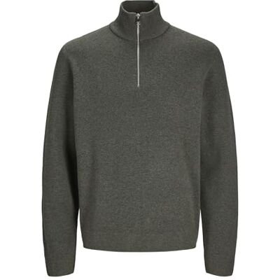 JACK & JONES JACK&JONES Jprblamilano stitch stickad halv dragkedja Sn, Pärla/detalj: melerad, M JACK & JONES JACK&JONES Jprblamilano stitch stickad halv dragkedja Sn, Pärla/detalj: melerad, M