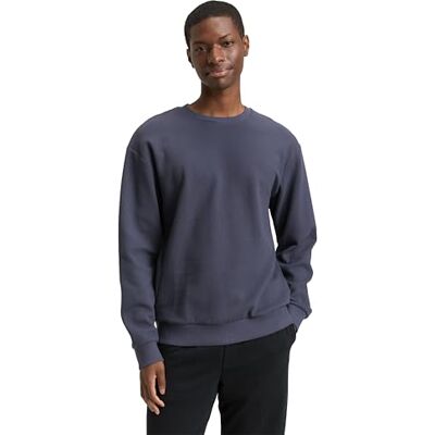 TOM TAILOR Denim herr sweatshirt, 21756 – Urban Medium Grey, XL TOM TAILOR Denim herr sweatshirt, 21756 – Urban Medium Grey, XL