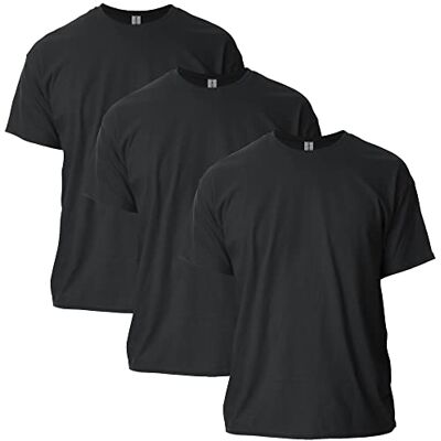 Gildan herr T-shirt Ultra T-shirt i bomull, stil G2000, Svart (3 Pack), XXL Gildan herr T-shirt Ultra T-shirt i bomull, stil G2000, Svart (3 Pack), XXL
