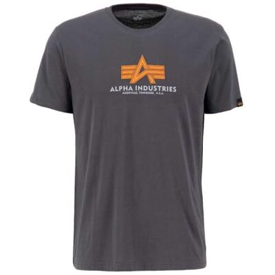 Alpha Industries Basic T Rubber T-shirt för män Vintage Grey Alpha Industries Basic T Rubber T-shirt för män Vintage Grey