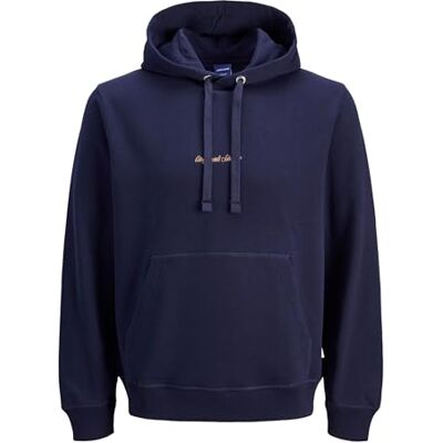 JACK & JONES Jornorrebro Emb Sweat Hood Noos, Ocean Cavern, XXL JACK & JONES Jornorrebro Emb Sweat Hood Noos, Ocean Cavern, XXL