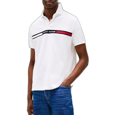 Tommy Hilfiger Herr S/S Polo, Blå (ökenhimmel), XXL Tommy Hilfiger Herr S/S Polo, Blå (ökenhimmel), XXL