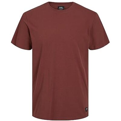 JACK & JONES herr Rdddan Tee S/S Crew Neck Noos t-shirt, Eldtegel, S JACK & JONES herr Rdddan Tee S/S Crew Neck Noos t-shirt, Eldtegel, S