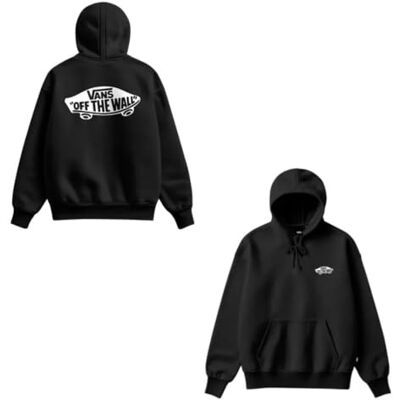 Vans dubbel standard pullover, svart/vit, L, svart/vit, L Vans dubbel standard pullover, svart/vit, L, svart/vit, L