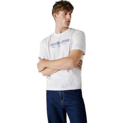 Pepe Jeans Red Bull Racing X herr kontur grafisk T-Shirt, vit (vit), XL, Vit (vit), XL Pepe Jeans Red Bull Racing X herr kontur grafisk T-Shirt, vit (vit), XL, Vit (vit), XL
