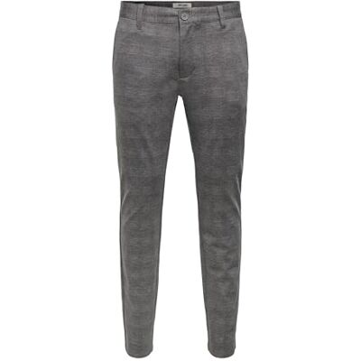 Only & Sons Onsmark Slim Check 020960 Pant Noos, Teak, 36W / 34L Only & Sons Onsmark Slim Check 020960 Pant Noos, Teak, 36W / 34L