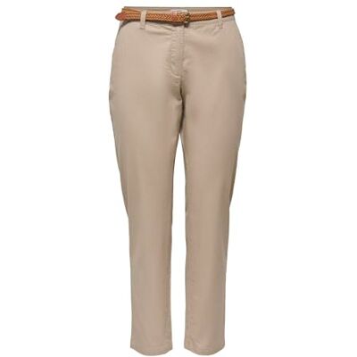 JACQUELINE de YONG Chino byxor JDYCHICAGO vid långa bensnitt chinos byxor, Travertin, L / 32L JACQUELINE de YONG Chino byxor JDYCHICAGO vid långa bensnitt chinos byxor, Travertin, L / 32L