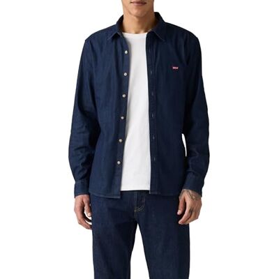 Levi's Ls Battery Hm Shirt Slim Mookie Dark What, Mookie Dark Wash, S Levi's Ls Battery Hm Shirt Slim Mookie Dark What, Mookie Dark Wash, S