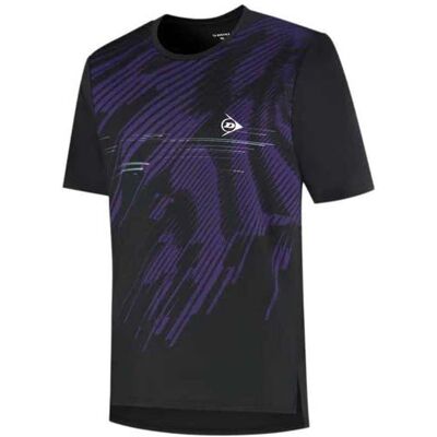 Dunlop Game T-shirt för män 1, svart/violett indigo, M, Svart/violett indigo, M Dunlop Game T-shirt för män 1, svart/violett indigo, M, Svart/violett indigo, M