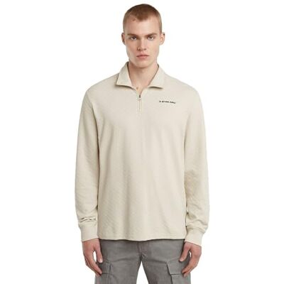 G-STAR herr Checquard Tweeter Half Zip T-tröja G-STAR herr Checquard Tweeter Half Zip T-tröja