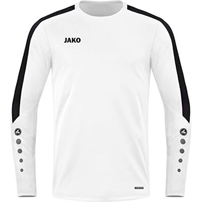 JAKO Sweatshirt för män, vit, XL JAKO Sweatshirt för män, vit, XL